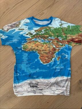 World Map Graphic Tee